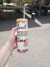 Load image into Gallery viewer, Sweet Summer Vibes Watermelon 20 oz Sublimation Tumbler
