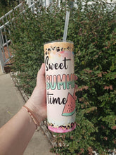 Load image into Gallery viewer, Sweet Summer Vibes Watermelon 20 oz Sublimation Tumbler