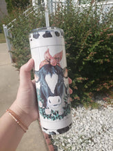 Load image into Gallery viewer, Just a Girl Who Loves Cows 20 oz Sublimation Tumbler
