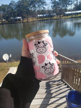 Load image into Gallery viewer, Cute Cow Glass Cup