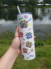 Load image into Gallery viewer, Dog Mom 20 oz Sublimation Tumbler