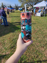 Load image into Gallery viewer, Highland Cows & Flowers 20 oz Sublimation Tumbler