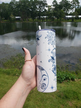 Load image into Gallery viewer, White Sun and Moon 20 oz Sublimation Tumbler