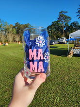 Load image into Gallery viewer, Mama Flowers Glass Can Cup
