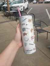 Load image into Gallery viewer, My Daily Affirmations  20 oz Sublimation Tumbler
